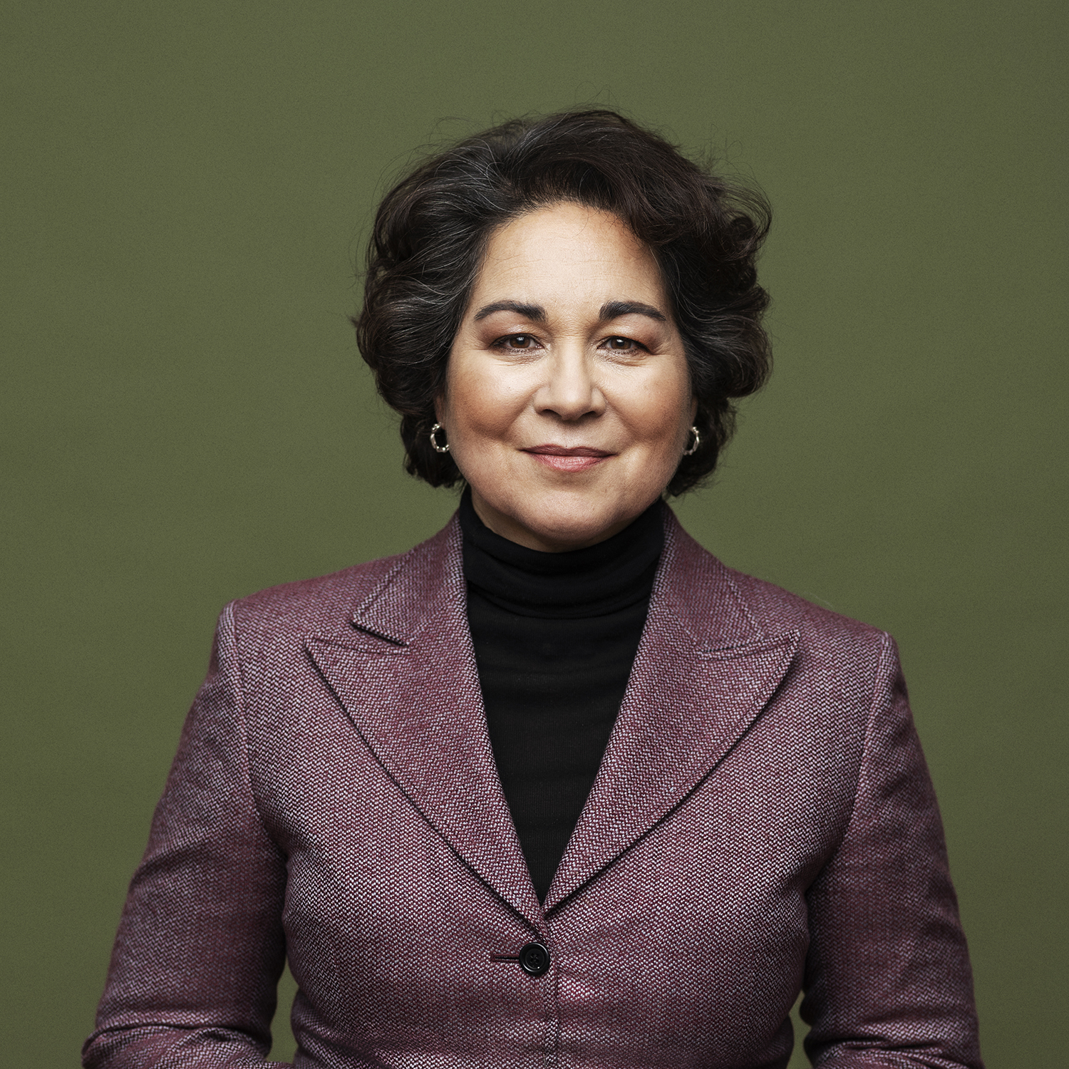 Sabina kvinna med svart hår.