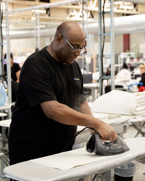 Person stryker kläder